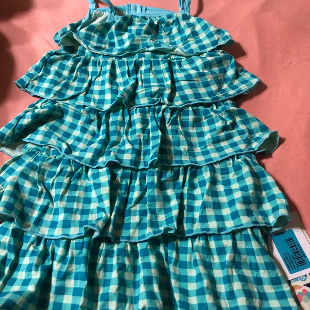 Kickee Pants girls tiered ruffle dress